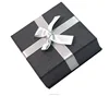 Boutibox BB-P100-3 size 3.2"*3.2"*0.9" yiwu Necklace Bracelet Ring Watch Jewellery present lid and bottom box with bow tie