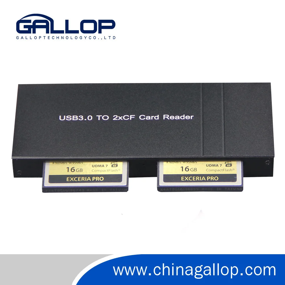 USB3.0 CF Card Reader/Writer support 2xCF with 2xUSB3.0 ports - ANKUX.COM