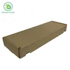 custom logo printed brown kraft long thin cardboard box