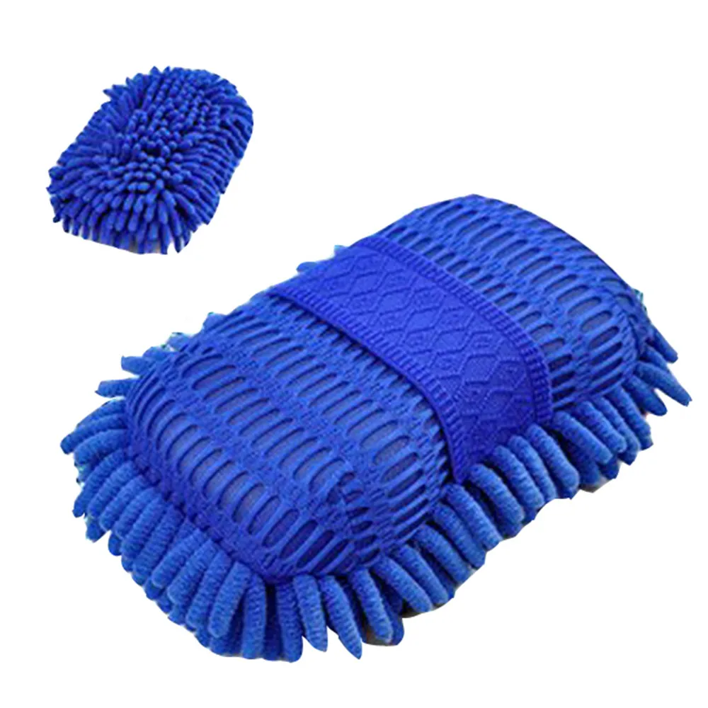 Chenille Car Handle Cleaning Sponge/ Car Care Sponge/ Microfiber Car