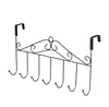 Wall-mounted Bathroom Metal Clothes Hook Back Door Hanging Hook Over the Door Hat Hanger