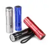 Aluminum Lamp Body Material and 3*AAA Power Source 9 led flashlight