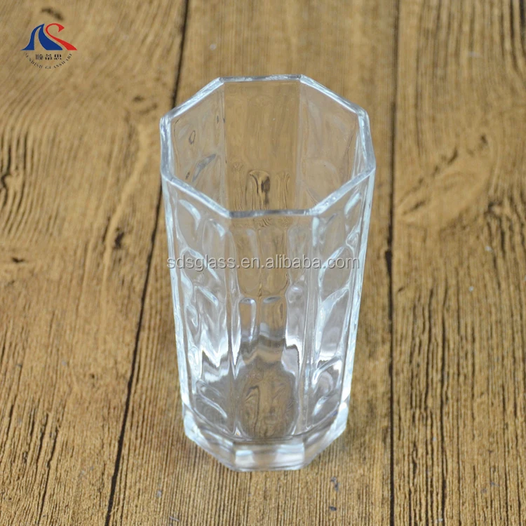 200ml inner grain water drinking glass cup Factory China