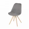 wholesale classic dining chair in PP seat with cushion modern wooden dining chair