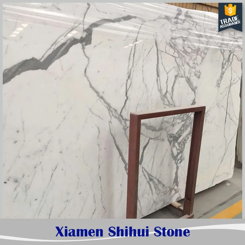 Custom Cut Marble Italy Calacatta White Marble Bench,Simple Stone Garden Marble Park Bench For