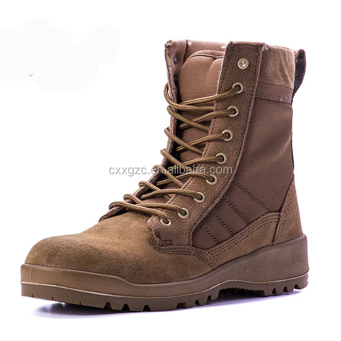 military suede boots