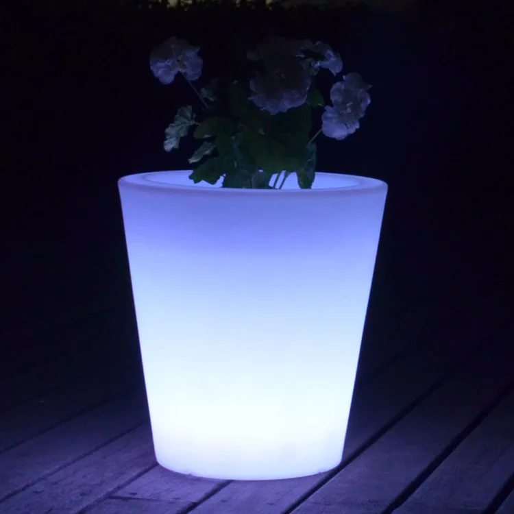 Plastic Vases And Plant Pots Led Branch Flower Vase Lights Lighted