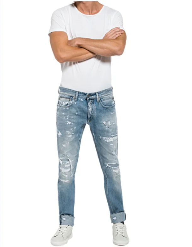 cheap ripped jeans men