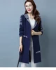 long cashmere woolen women knit cardigan hooded sweater coat