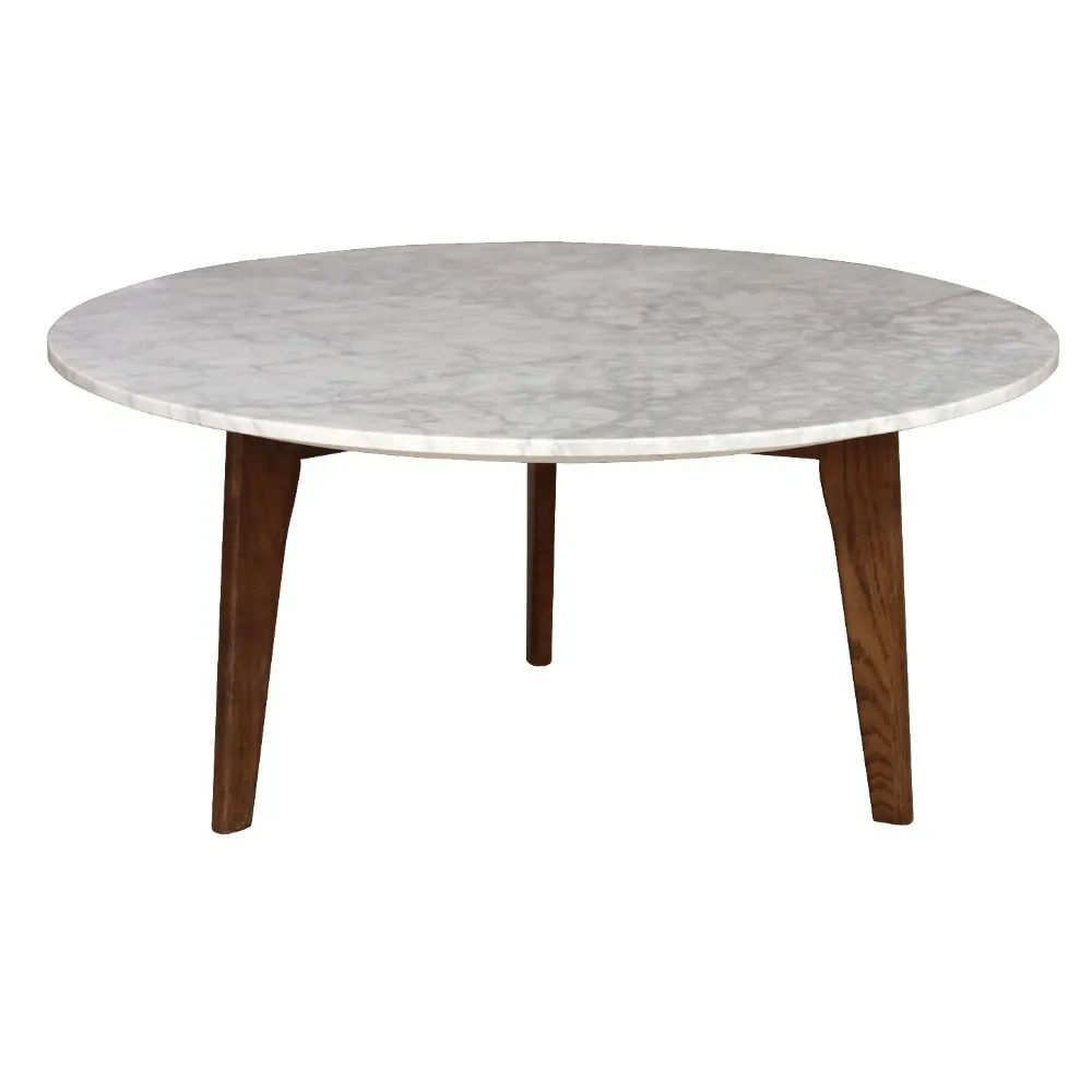 Marble Center Table Mid Century Modern Coffee Table With ...