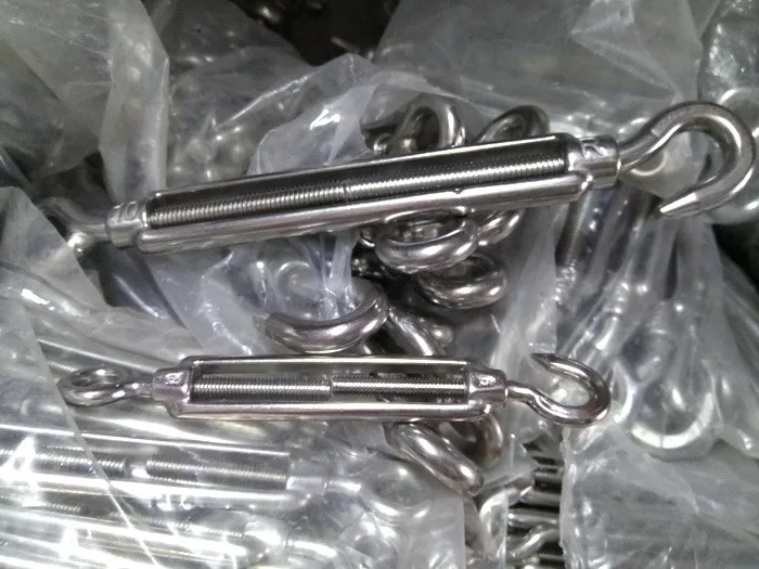 Building Construction A2 Stainless Steel Small Standard Turnbuckle