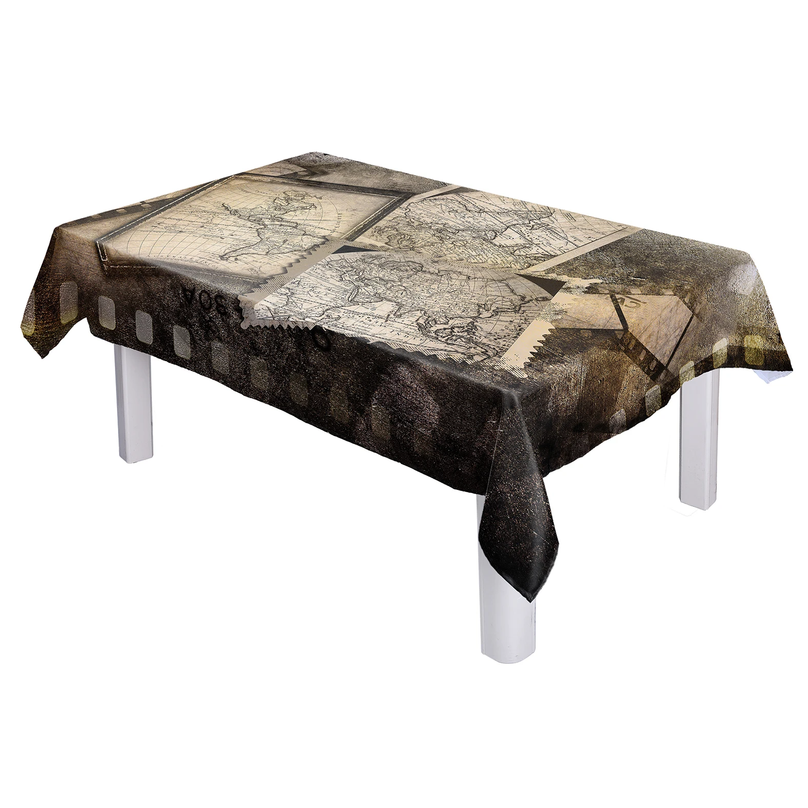 New Style Oilproof Polyester Fitted Linen Fabric Cutwork 3d Picnic Party Outdoor Dustproof Coffee Table Cover Tablecloth Buy Cheap Polyester Tablecloths