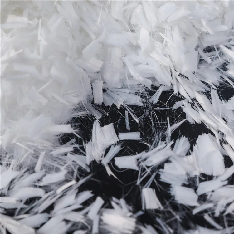 Asphalt Reinforce Polyester Fiber 3mm Concrete Pet Fiber Engineering