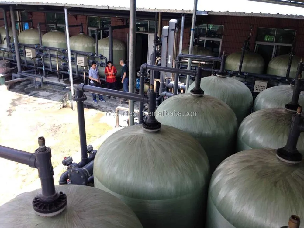 industrial carbon pretreatment sand filter for water treatment