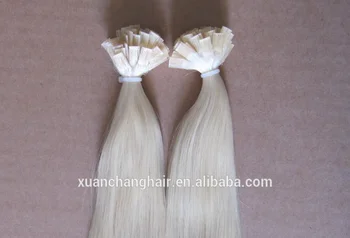 2016 Most Popular Keratin Flat Tip Bleached Blonde Color Brazilian