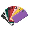 Soft Matte Silicone Mobile Phone Covers Case For iPhone 6/7/8/6+/7+/8+/X/XS/XR/XS MAX Candy Color TPU Cover