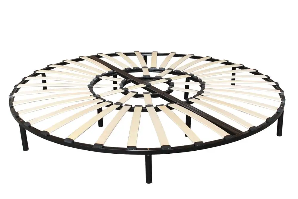 New Arrival Space Saving Folding Mattress Foundation Metal Slatted