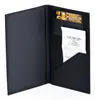 custom black server LED check presenter with card pocket