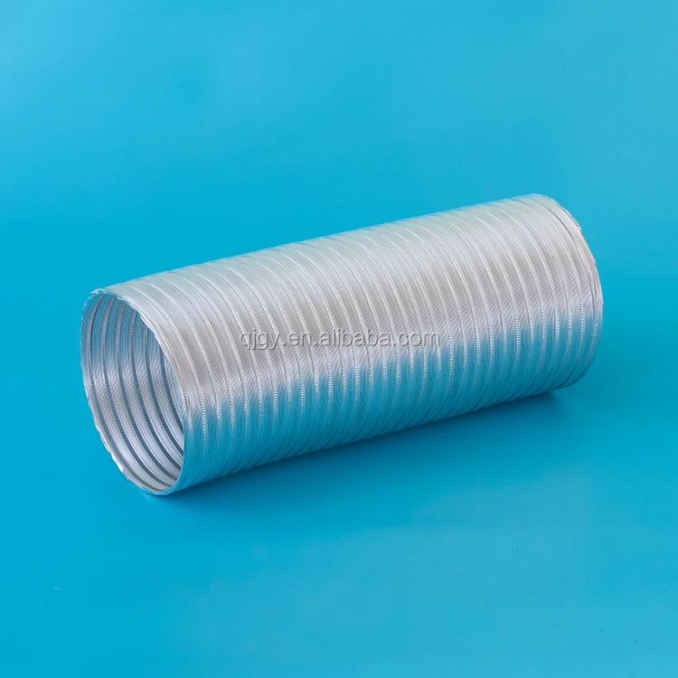 TerraBloo 4" Air Duct - 8 FT Long, Flexible Ducting With 2 Claps, 3