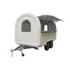Big Window Towable Catering Concession Trailer Enclosed Food Trailer COC (Ce Approval) for Panama Food