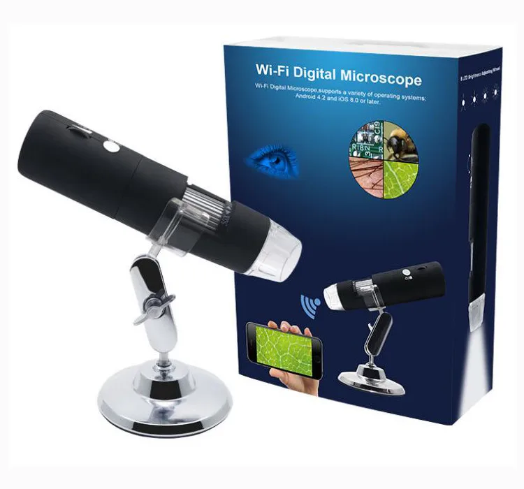 1080P Portable Microscope Hd Wireless Digital Microscope Electron Microscope 1000 Times WiFi Connection 