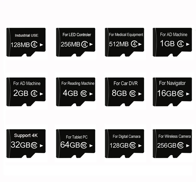 免费送货大容量原始定制OEM微型SD卡16GB 32GB 64GB 128GB 512GB设备存储卡
