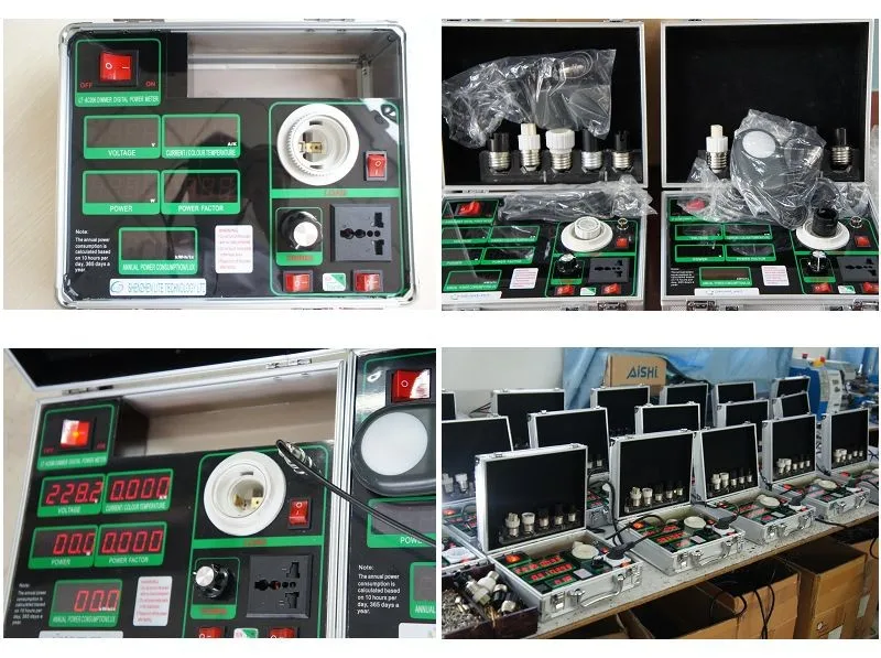 ac lux dimmer power meter