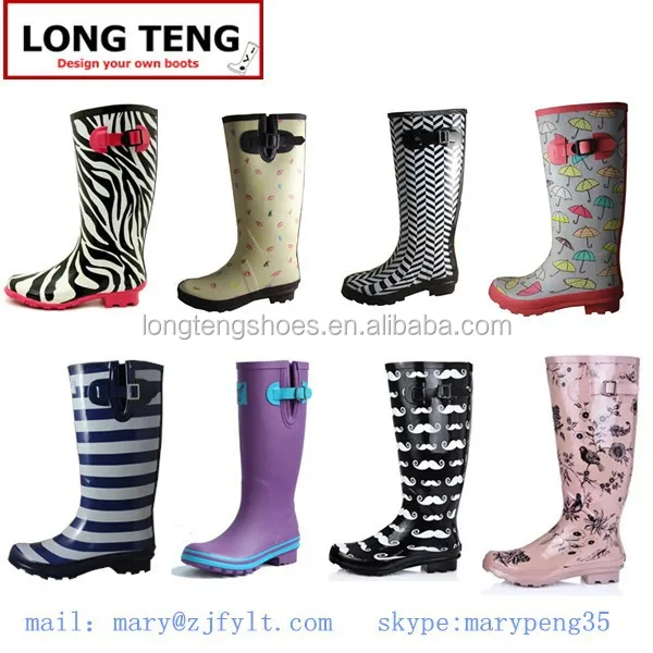designer rain boots womens