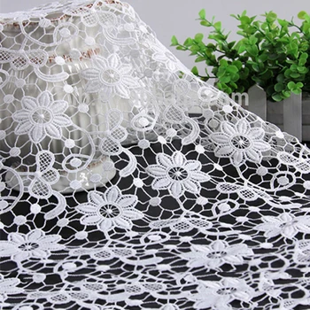 embroidered lace fabric for sale