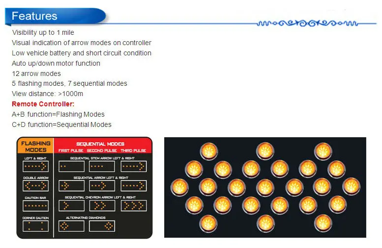 Arrow Board Features