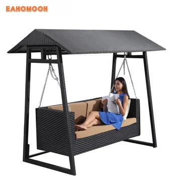 Two Seat Outdoor Patio Adults Kids Rattan Hanging Double Seat Swing Set Buy Double Seat Swing Set Two Seat Swing Set Kids Garden Swing Set Product