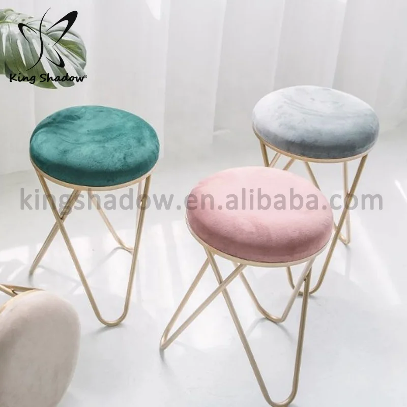 Manicure Client Chair With Gold Frame Nail Salon Chair For Girls Buy