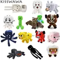 Minecraft Plush Toys Enderman Ocelot Pig Sheep Bat Mooshroom Squid Spider Wolf Animal soft stuffed dolls