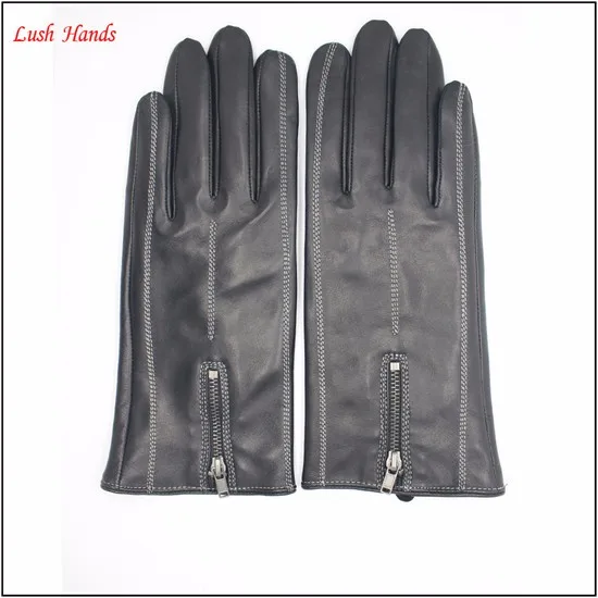 ladies contracted fashion leather keeping warm winter gloves
