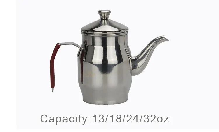 2019 trending best selling stainless steel small kettle goose neck kettle