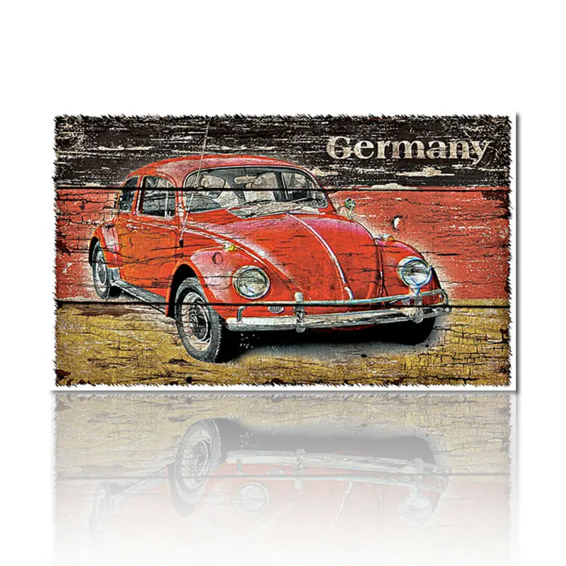 Classical Car Canvas Painting/wholesale Wall Art Print/vintage Printed