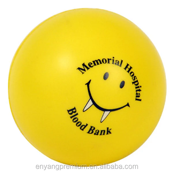 Argos 70mm Pu Stress Ball For Promotion /gift Pu Stress Reliever Ball