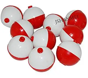 Chartreuse Foam SNAP ON FLOAT 12 1/" FISHING BOBBERS Round Weighted Floats Flo