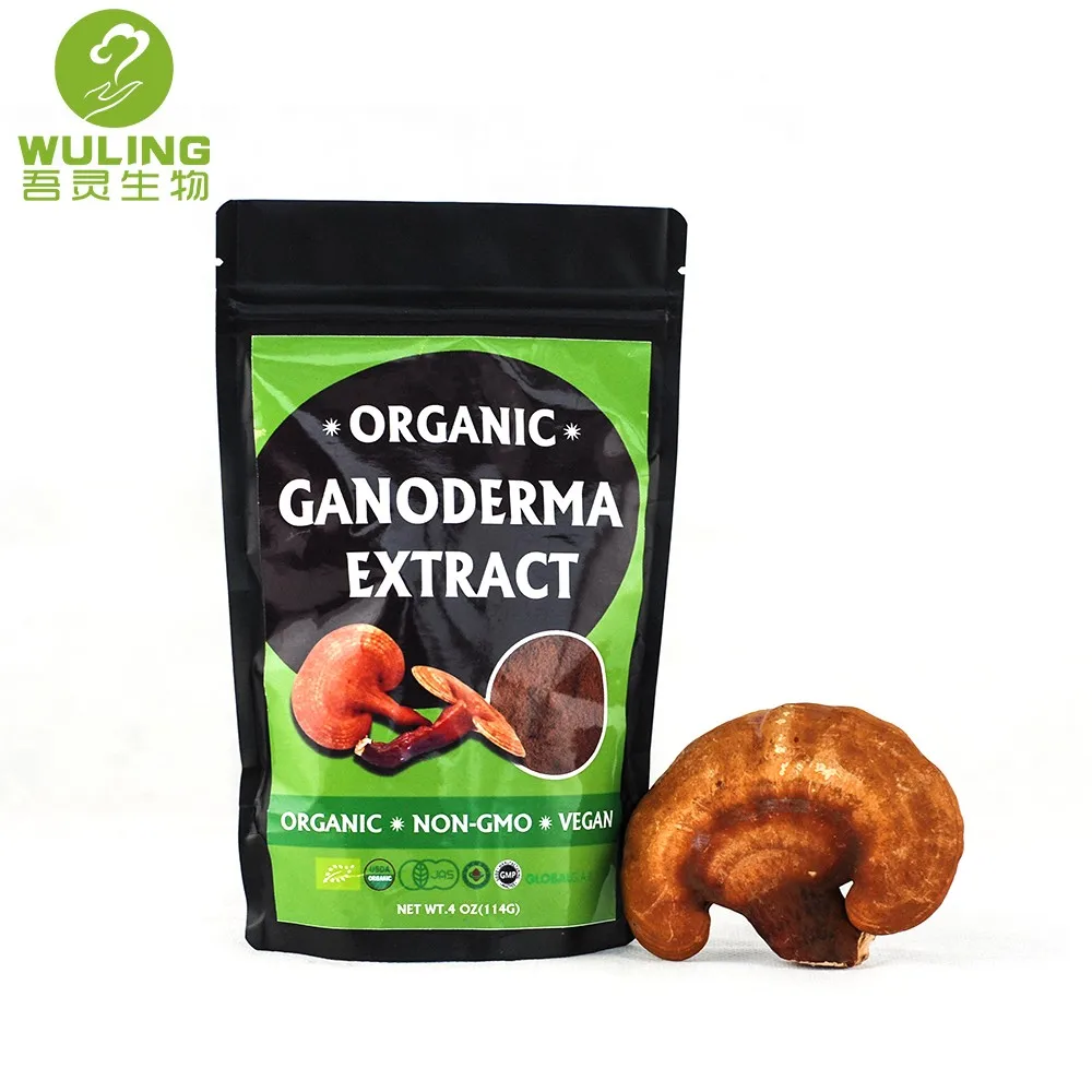 Herbal Island Reishi Mushroom Extract 10:1 – 60 Capsules, 500mg Each (Ganoderma Lucidum)