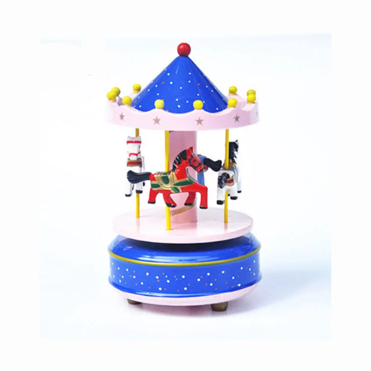 wooden toy carousel