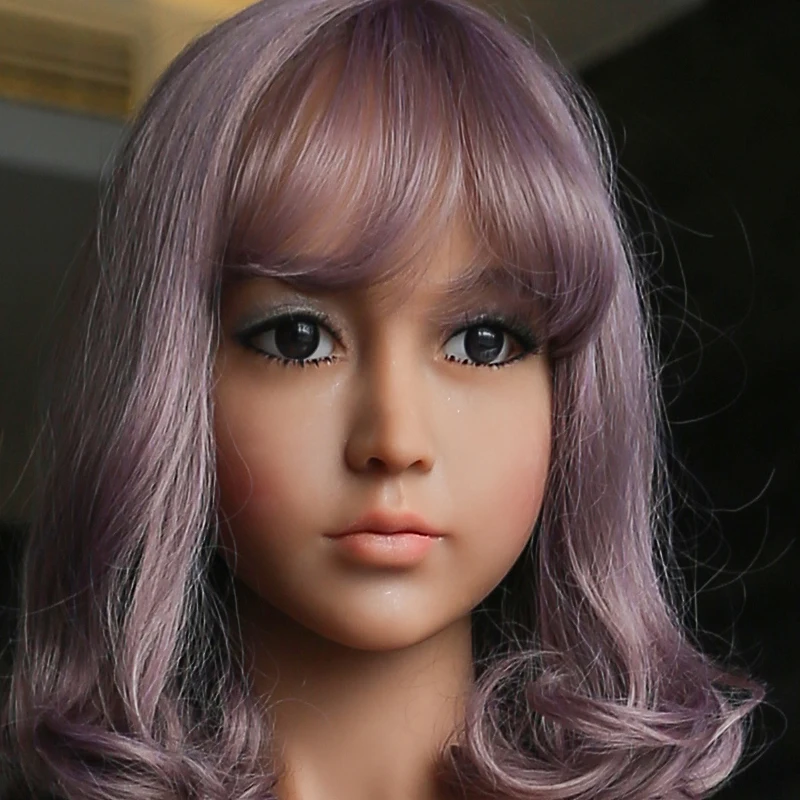 158cm Wheat Color Sexy Skin Entity Silicone Doll Female Realistic Face ...