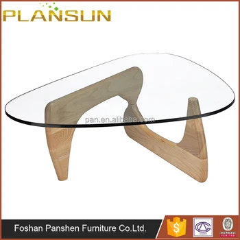 Replica Living Room Furniture Gl Top Triangle Wood Base Tokyo Coffee Table Replica Living Room Furniture Gl Top Triangle Wood Base Tokyo Coffee Table