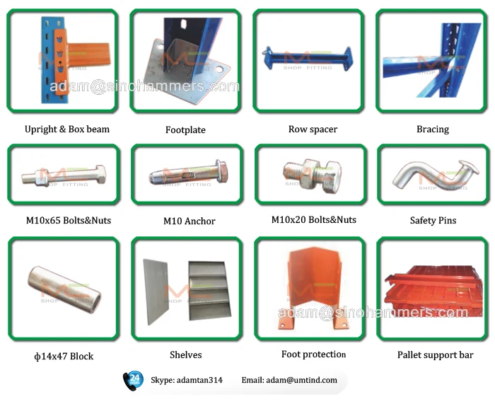 Warehouse Factory Iron Heavy Duty Pallet Rack Storage Warehouse Factory Iron Heavy Duty Pallet Rack Storage