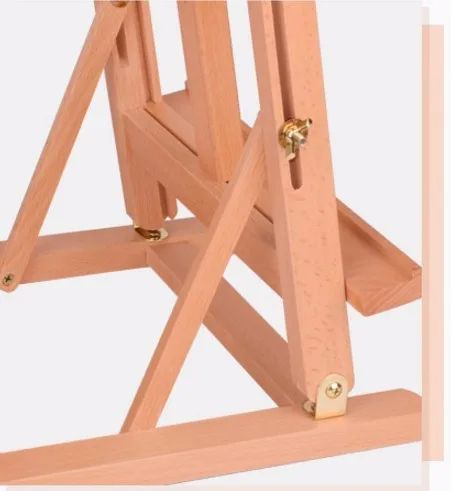 easel tabletop wooden display material stand