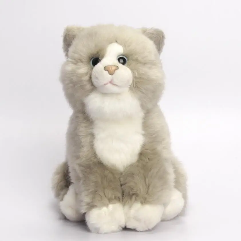 Baby Lovely Cute Small Cat Doll Realistic Stuffed Plush Cute Singing