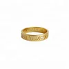 Classic Design Gold Plated 925 Silver Roman Numerals Band For Women And Men
