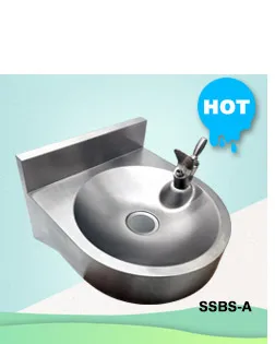 Single Ss Bubbler Spraying Drink Water Fountain Faucet Self Close.jpg