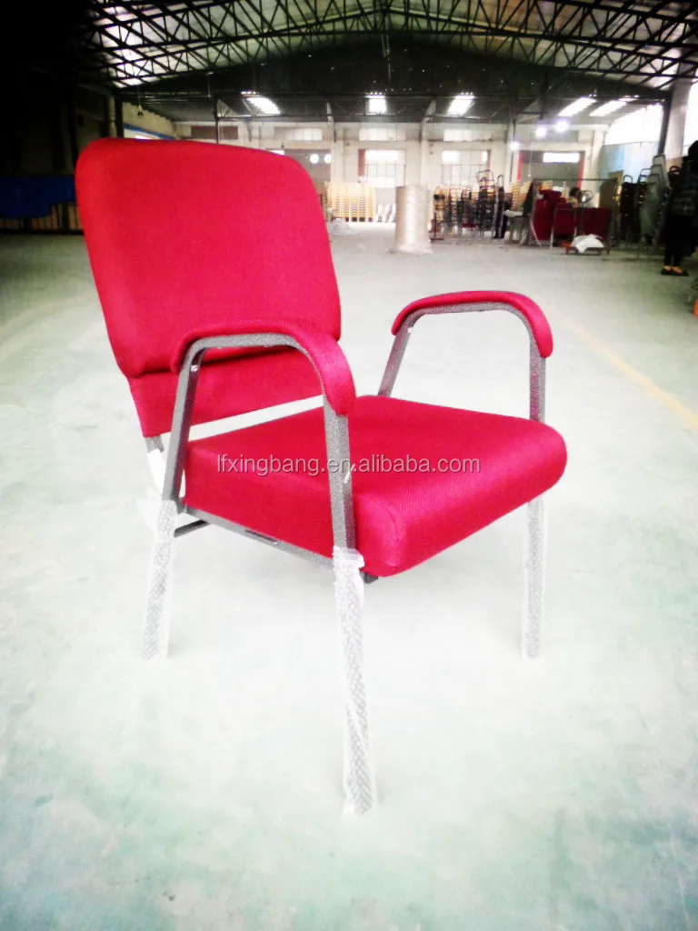 Upholstered Church Chair With Or Without Comfortable Arms Using In