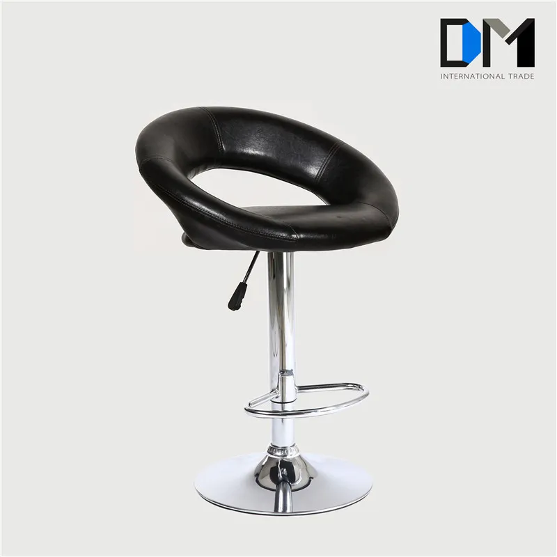 Pu Seat Swivel Used Bar Stools With Wheels Furniture/stainless Steel