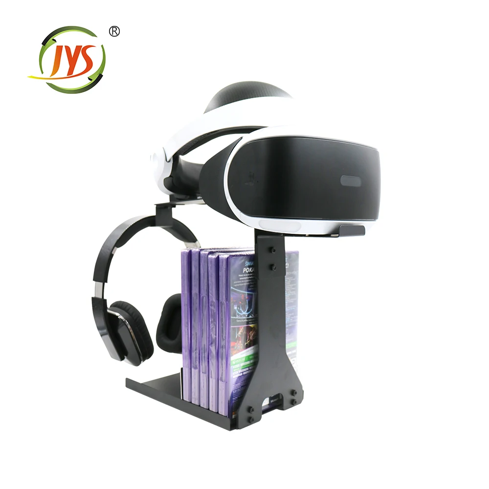 Ps Vr Headset Display Station With Game Disc Storage Stand For Sony Vr
